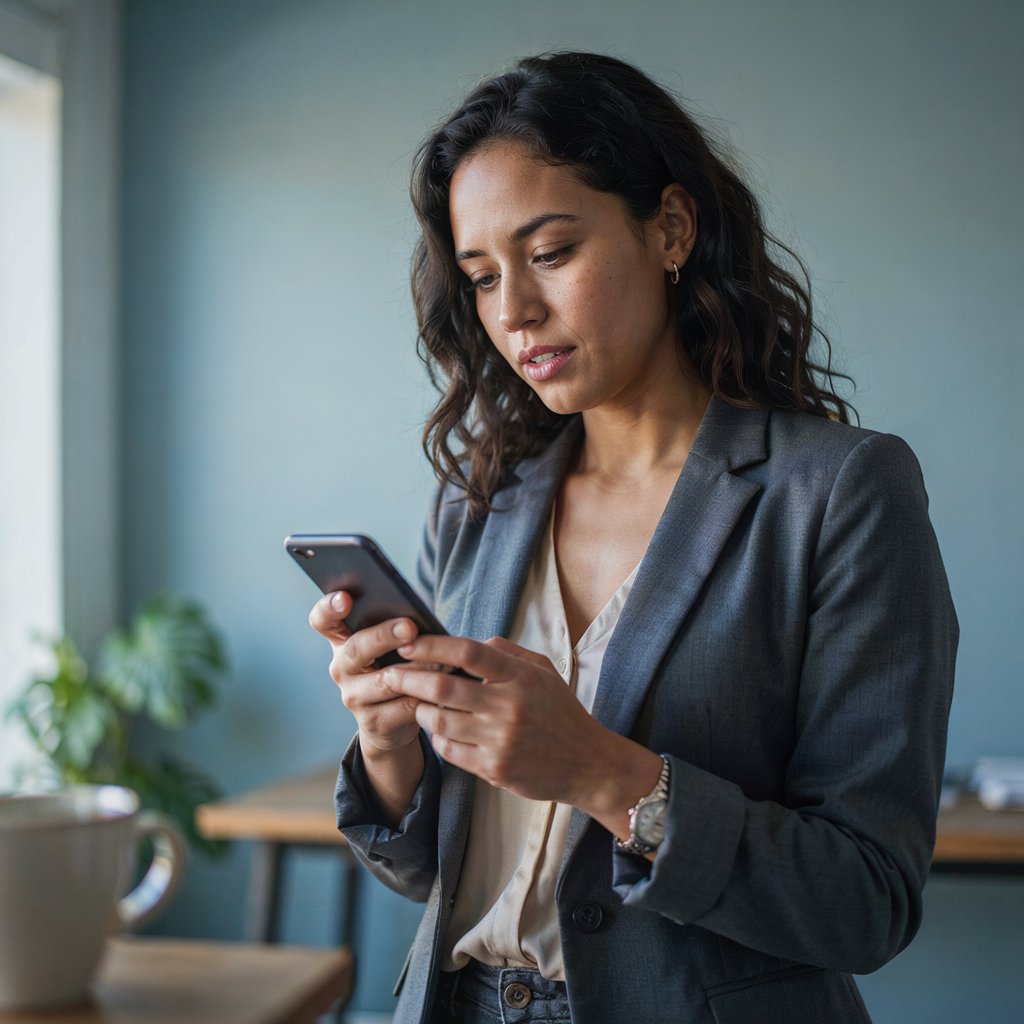 Asesor real respondiendo un lead por WhatsApp